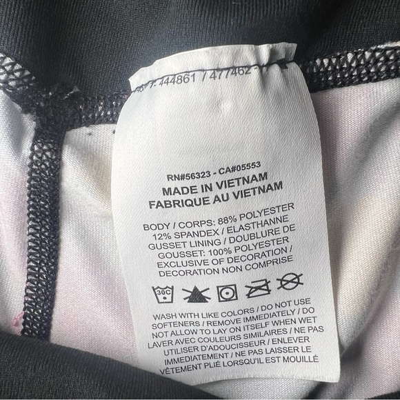 Nike Girls' Dri-Fit One Luxe Leggings in Black/Rush Pink Color Girls Size Small - Picture 8 of 9